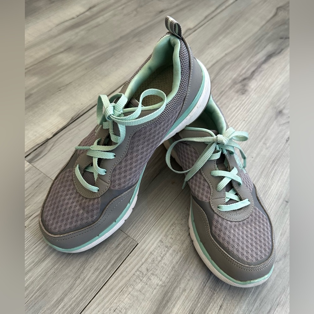 SKECHERS Sneakers Flex Appeal 3.0 Go Forward Women’s 6.5 Gray Mint Lightweight - Picture 3 of 9